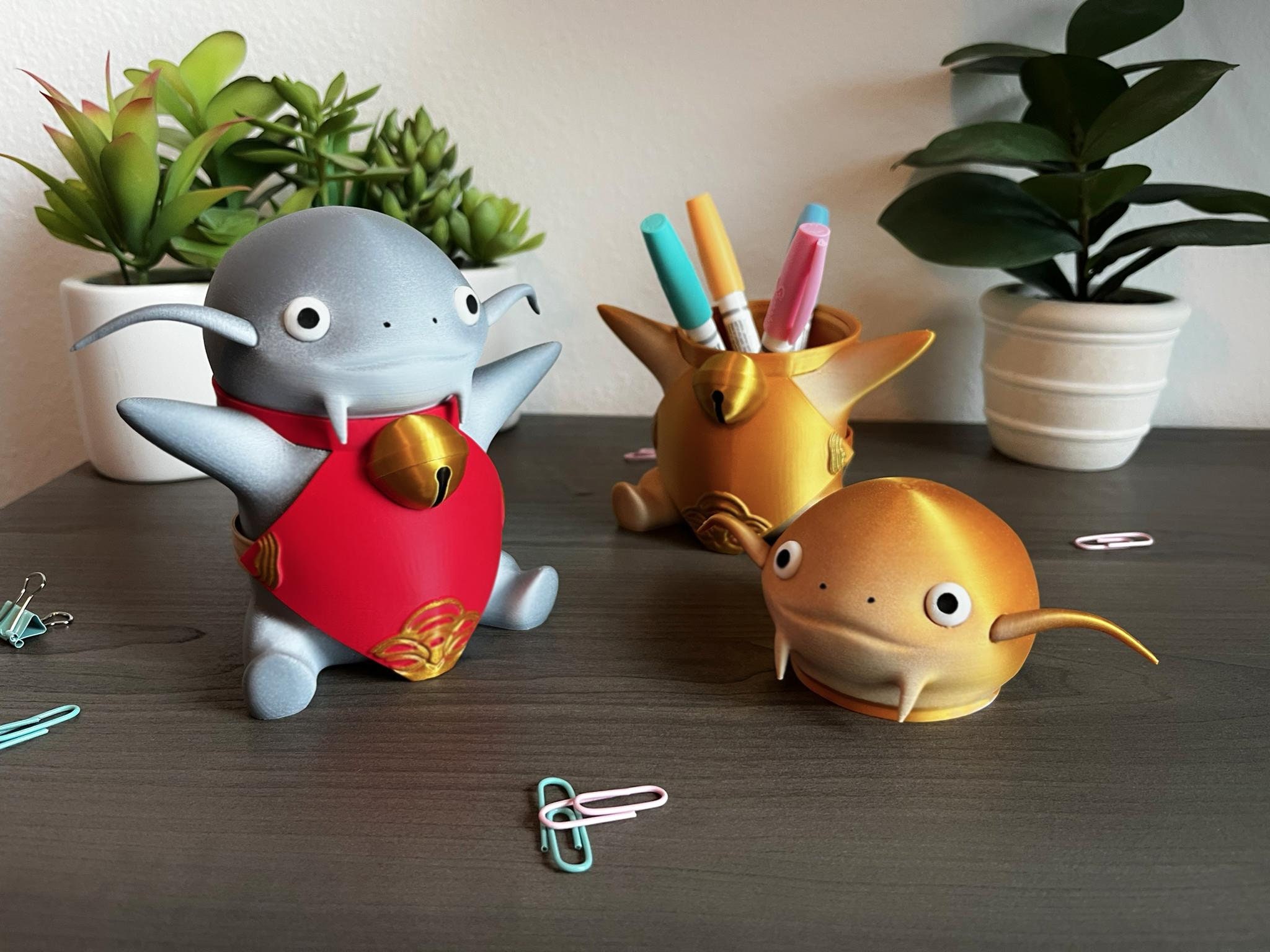 Namazu デスクバディミニオン - ファイナルファンタジー XIV FFXIV にインスパイアされた収納コンテナと楽しいオフィスオーガナイザー!  - Etsy 日本