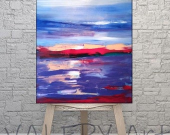 Painting is a unique original artwork modern wall art oil painting on canvas