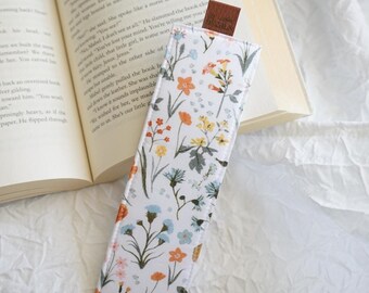 Fabric Bookmarks | Pattern Bookmarks | Gift For Readers | Bookish Accessory | Handmade | Bookish Gifts | Booklover | Wildflower Bookmark