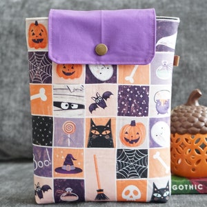 ブックスリーブ | ハンドメイド | ブックアクセサリー | パッド入りブックスリーブ | ハロウィンブックポーチ | 読者ギフト | ブックプロテクター | ペーパーバックブックスリーブ