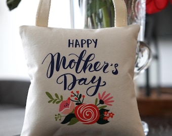 Decor Pillow | Happy Mother's Day | Mother's Day | Gift for Mom | Small Gift | Door Hanging Pillow | Mom's Gift | Handmade | Wall Decor
