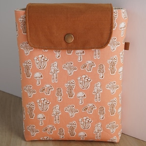 Custodie per libri / Fatte a mano / Accessori per libri / Custodia imbottita per libri / Custodia per libri a forma di fungo / Regalo per lettori / Protezione per libri / Custodia per libri tascabili