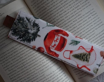 Fabric Bookmarks | Holiday Bookmarks | Gift For Readers | Bookish Accessory | Handmade | Bookish Gifts | Booklover | Cozy Night Bookmark