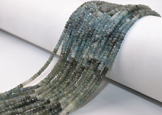 Moss sale aquamarine beads