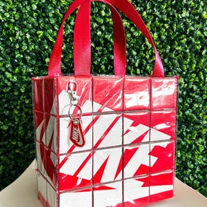 Custom Upcycled Nike Mini Tote Bag