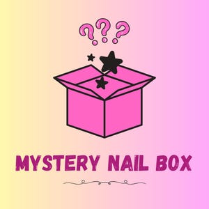 Mystery Press-On Nail Box | Reusable Premium Handmade Press-on Nails | Two sets of mystery nails
