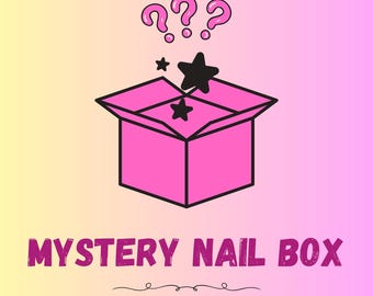 Mystery Press-On Nail Box | Reusable Premium Handmade Press-on Nails | Two sets of mystery nails