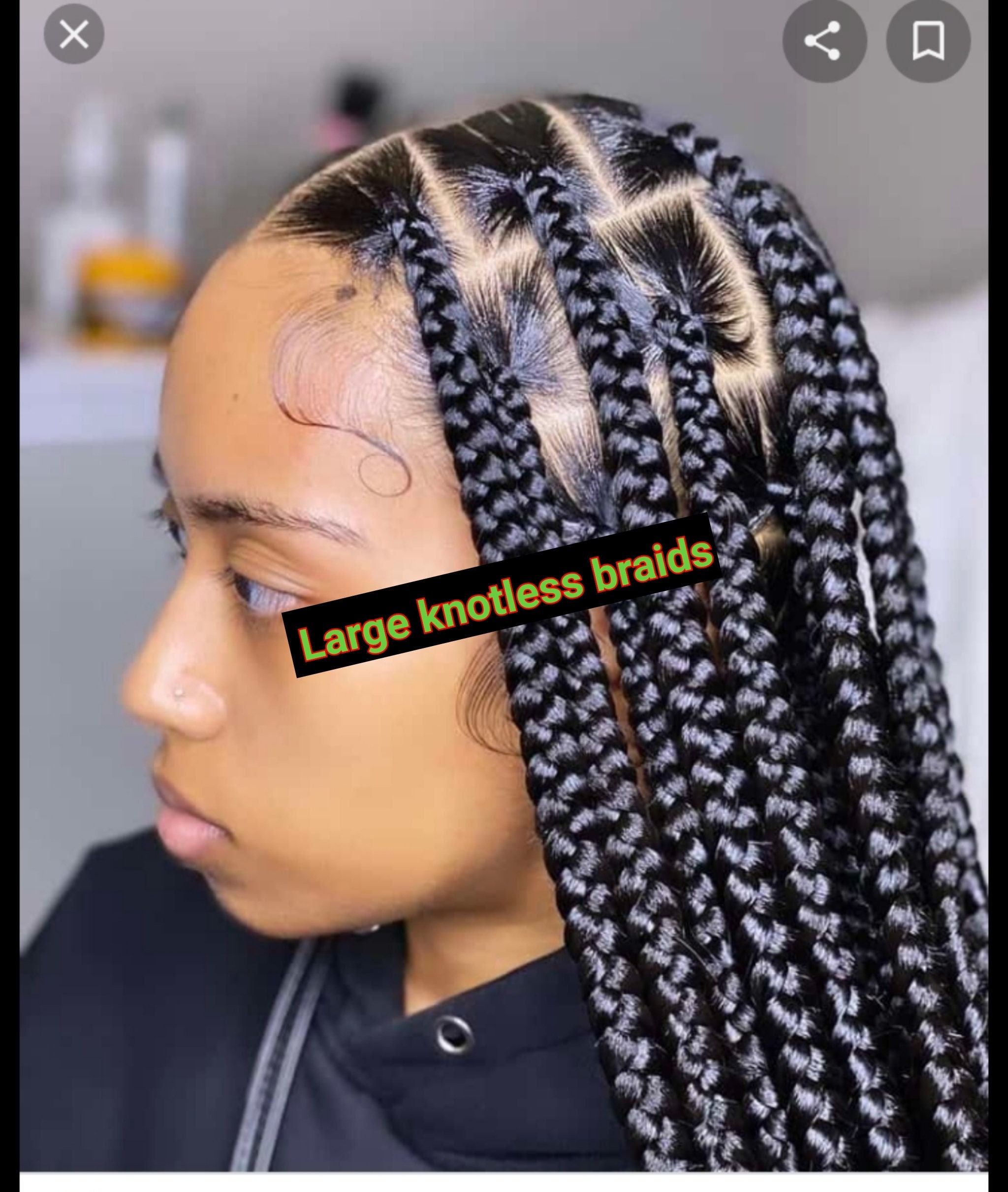 Buy Medium Size Box Braids Online In India Etsy India