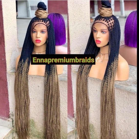 LONG OMBER KNOTLESS Braided Wig Hair Style for Black Man - Etsy LONG OMBER KNOTLESS Braided Wig Hair Style for Black Man - Etsy