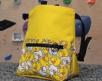 Chalk Bucket for Climbing & Bouldering Handmade from Sustainable Materials (5 cute designs available) | Gift for Climbers or Boulderers