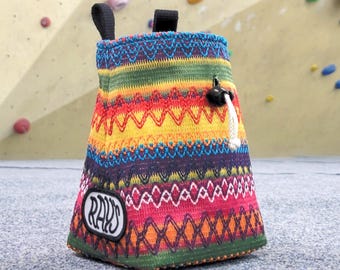 Party Lace Chalk Bag for Climbing & Bouldering | Sustainably Handmade with Zero Waste