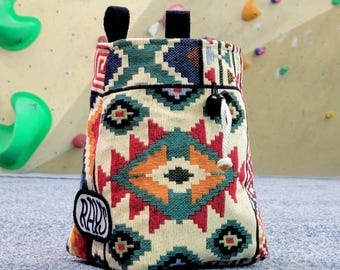 Apache Tapestry Chalk Bag for Climbing & Bouldering | Sustainably Handmade with Zero Waste