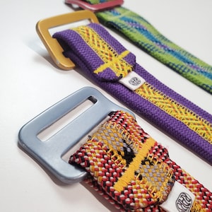 Sustainable Climber's Belt Handmade from Repurposed Climbing Rope and Retired Climbing Harness | Unique Gift for Climbers and Boulderers