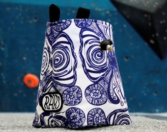 Chalk Bag for Climbing & Bouldering Handmade with Zero Waste (outback) | Unique Gift for Climbers or Boulderers