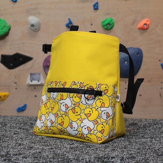 Chalk Bucket for Climbing & Bouldering Handmade from Sustainable Materials (5 cute designs available) | Gift for Climbers or Boulderers