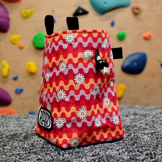 Sac à Magnésie Escalade – Imperméable, Doublure Velours, Ceinture Réglable 105cm – Pour Bloc, Haltérophilie