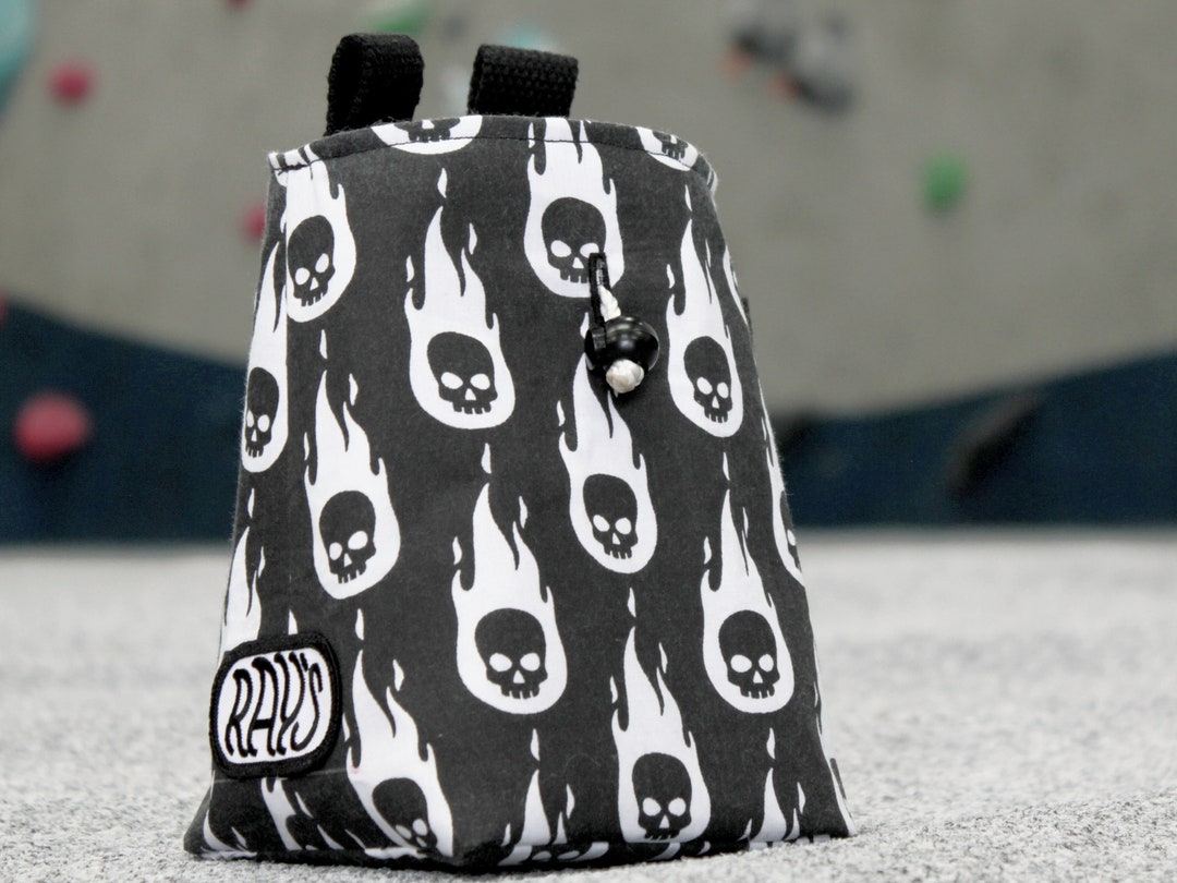 Chalk Bag for Climbing & Bouldering Handmade From Repurposed and