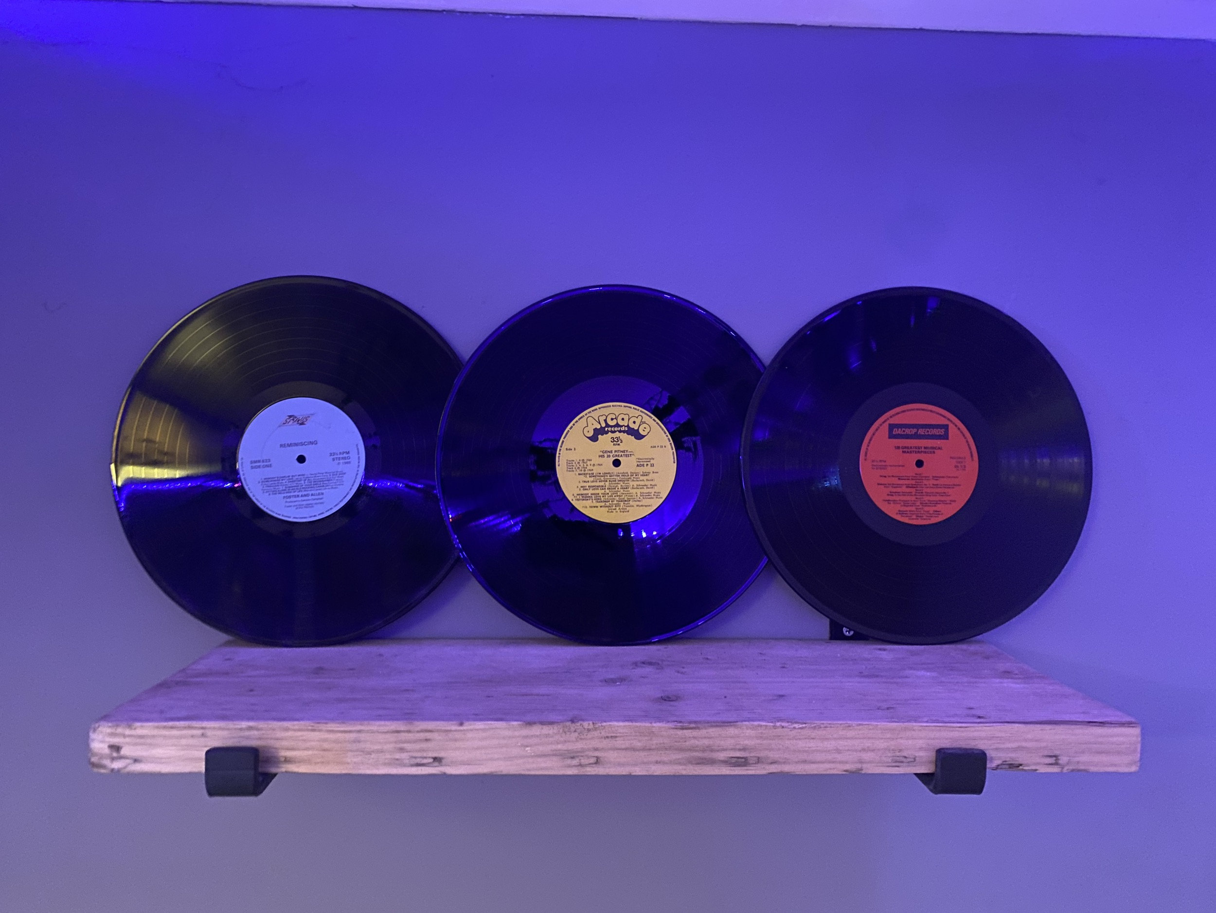 Retro Vinyl Records-Set of 4 Vintage Wall Decor-12” Records for Wall  Aesthetic-Celtic Symbol Runes Theme Vinyl Record Decor-Teen Girl Room  Decor-PVC