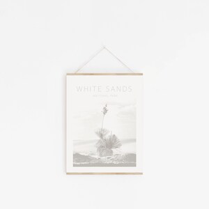 White Sands National Park Art / National Park Minimalist Post / Fine Art