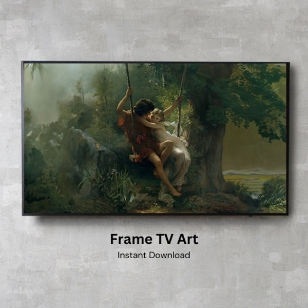 Samsung Frame TV Art l Pierre-Auguste Cot Vintage Painting l Digital Download l Art Samsung Frame TV l Stepdad l Father's Day Gift!