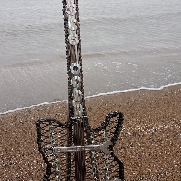 Heavy Metal Guitar Wall Art Etsy