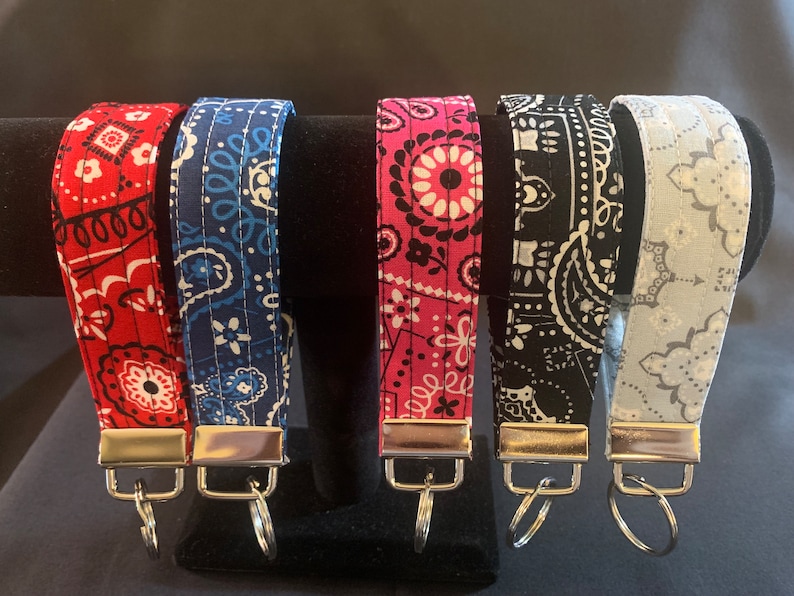 Bandana Keychain - Etsy