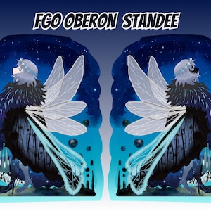 Fate Grand Order Oberon Vortigern 3rd Ascension Holo Acrylic Standee