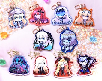 Fate Grand Order FGO 2.5 Inch Glitter Keychain Jeanne Nero