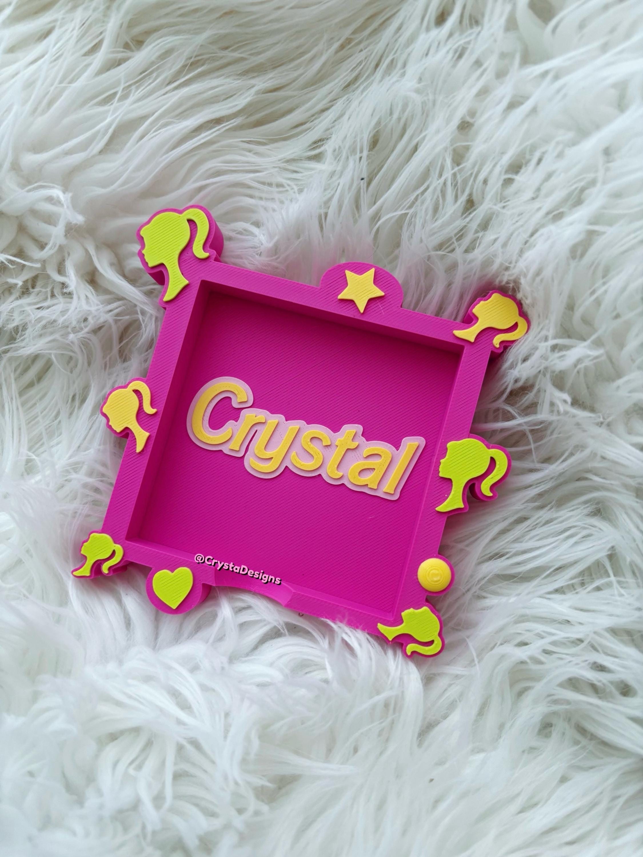 Barbie Inspired Post-it Note Holder | Personalized Desk Accessory ...