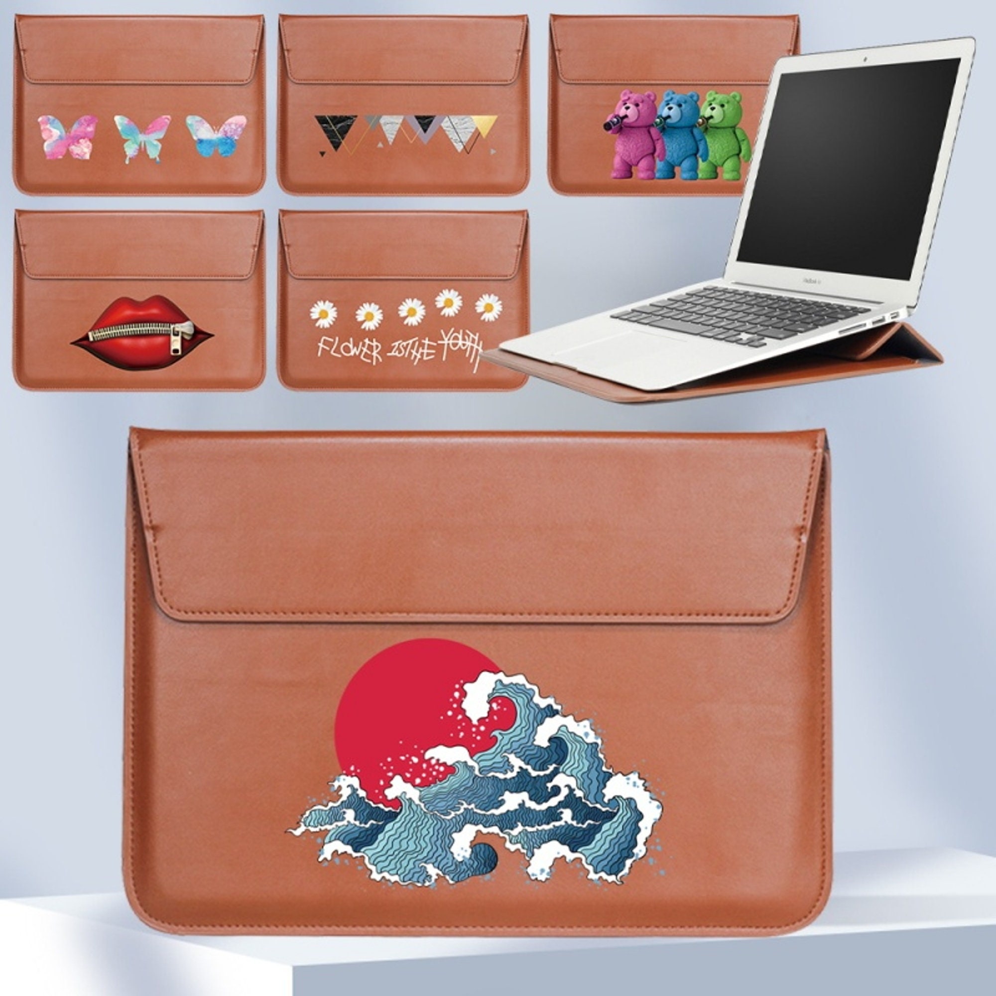 leather laptop envelope