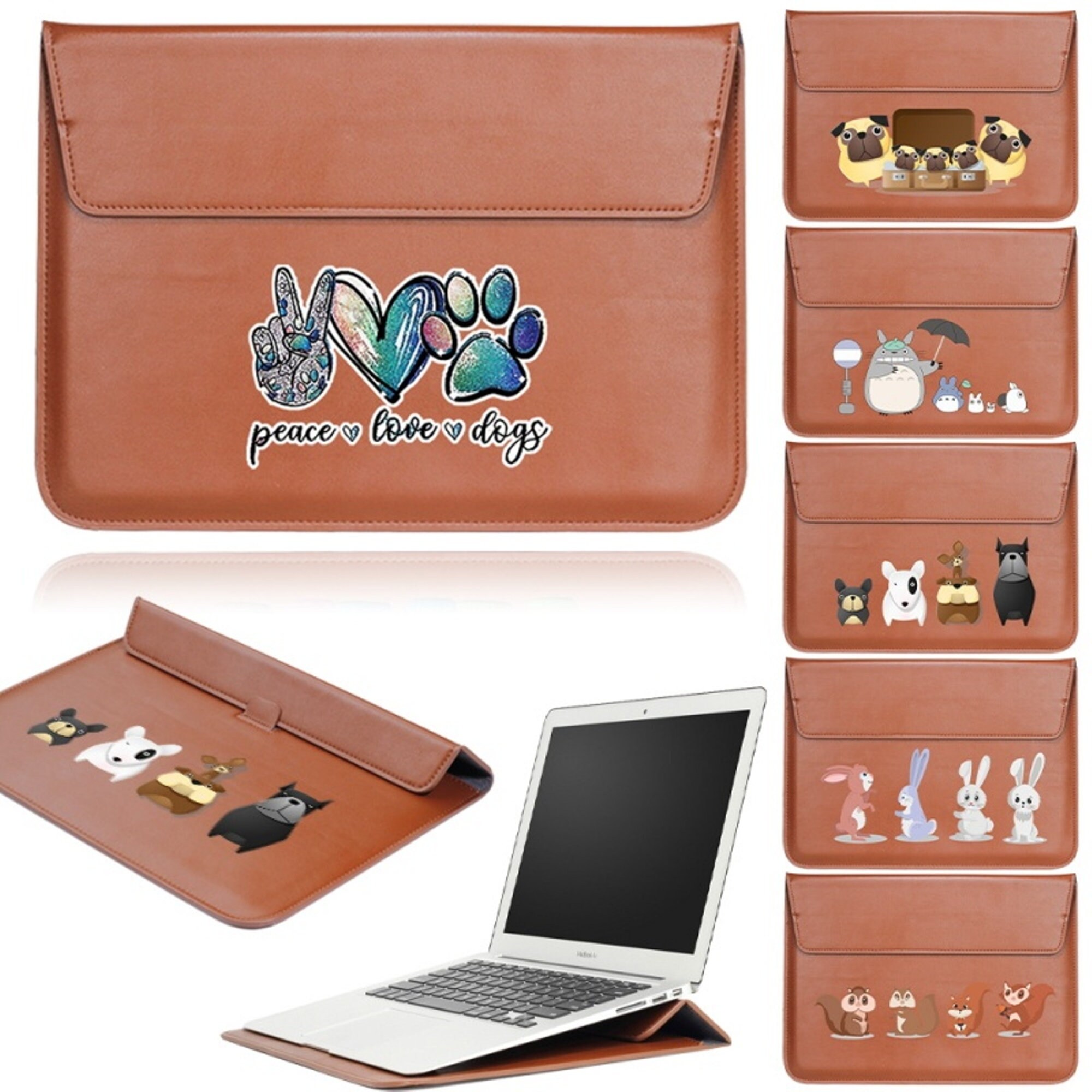 leather laptop envelope