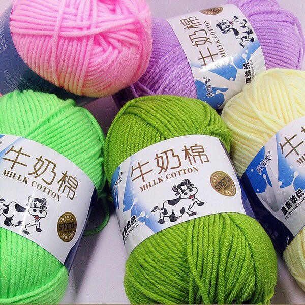 Milk Cotton Yarn 5 Ply Etsy