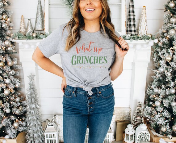 women's grinch christmas t shirts