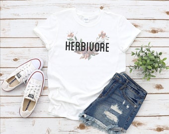 Herbivore Shirt, Vegan Shirt, Plant Based Shirt, Veggie Shirt, Vegetarian Shirt, Gift for Vegan, Gift for Vegetarian, Plant Based Gift