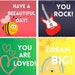 Inspirational Kids Lunch Box Cards - Printable - 8.5"x11" Pages - Etsy