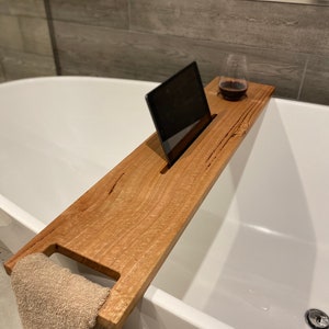 Southern Ash Hardwood bathroom caddy