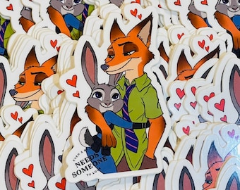 Zootopia love stickers