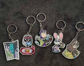 Disney shaker keychains