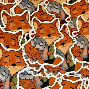 Zootopia love stickers