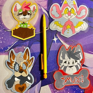 Custom MINI Fursuit Badge! Physical Badge for Conventions!