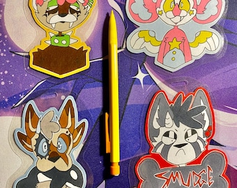 Custom MINI Fursuit Badge! Physical Badge for Conventions!