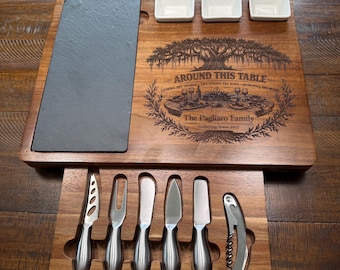Personalized Charcuterie Board | Cheese and Cracker Tray | Hostess Gifts | Wedding Gift | Customized Housewarming Gift