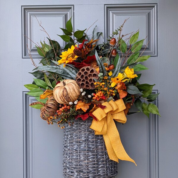 Front Door Basket Etsy
