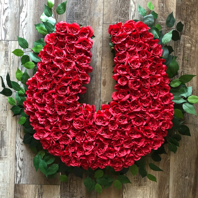 Rose Wreath - Etsy