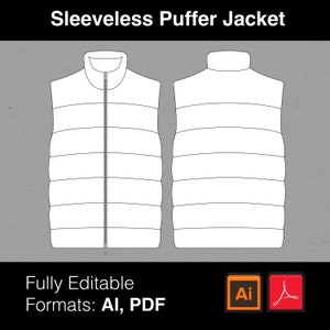 Sleeveless Puffer Jacket Tech Pack Fashion