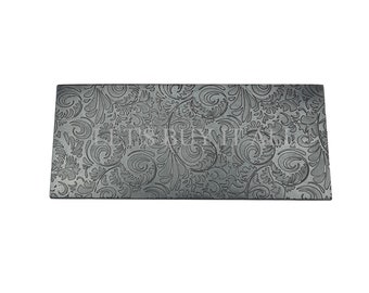 Texture Plate Size 2.5 ”x 6” x 5/32”- Jewelry Making - Silversmith Metal Work - Texture Plate - Jewelry Design Plate - Impression Die