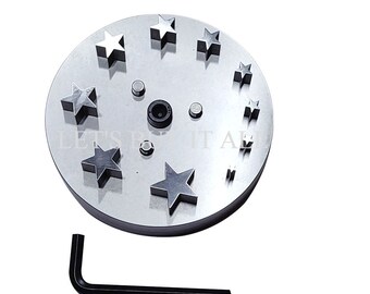 Star Shape Disc Cutter Set of 10 Punch 5 to 31 mm | Jewelry Making Tool Die |   Disc Cutter | Stamping Blanks | Lets Buy It All