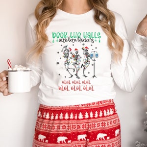 Nurse Long Sleeved Shirt Christmas Nurse Gift Pharmacist Gift Pharmacy Xmas Shirt RN Christmas Shirt Beta Blockers Funny Healthcare Xmas