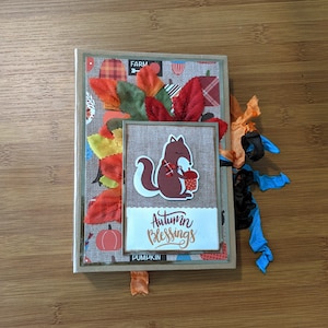 Handmade Autumn Scrapbook Photo Album
