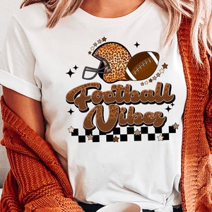 Retro Leopard Fotbollsvibbar PNG: Sublimeringsdesign för matchdagen (digital nedladdning) bild 4